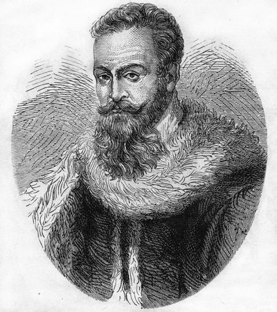 Achilles de Harlay (1536-1619), Presidente do Parlamento de Paris. de Unknown artist