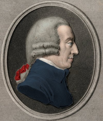 Adam Smith 1723-1790 - gravura - século XIX de Unknown artist