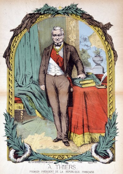 Adolphe Thiers (1797-1877), político, jornalista e historiador francês. de Unknown artist