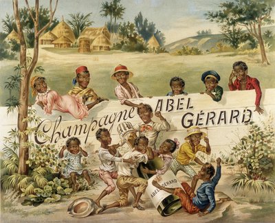 Cartaz publicitário para Champagne Abel Gérard, final do século XIX de Unknown artist