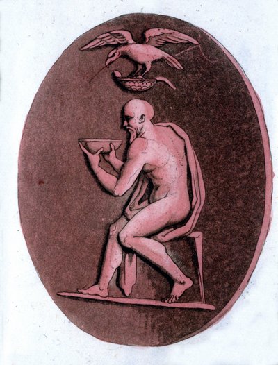 Ésquilo (ca. 525-456 a.C.), poeta trágico grego. de Unknown artist