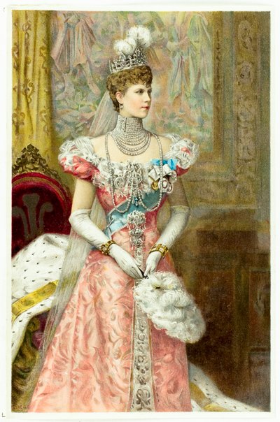 Alexandra, Princesa de Gales, c.1900 de Unknown Artist