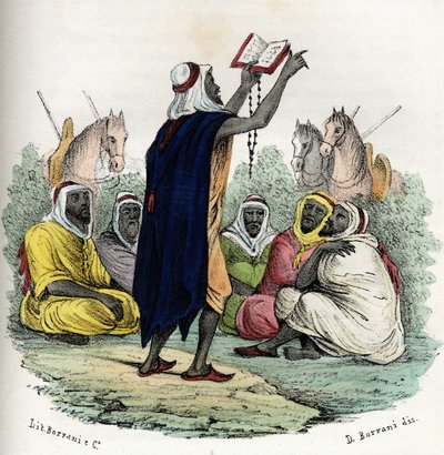 Argélia. O Emir Abd el Kader (Abd-el-Kader ou ibn Muhyi al-Din al-Hasani (al Din al-Hasani) (1808-1883) pediu uma primeira jihad (guerra santa) em 1832. Em "Storia d