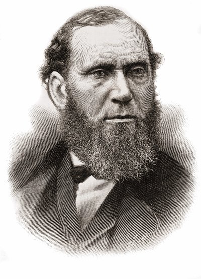Allan Pinkerton (1819-1884), detective americano de origem escocesa. de Unknown artist