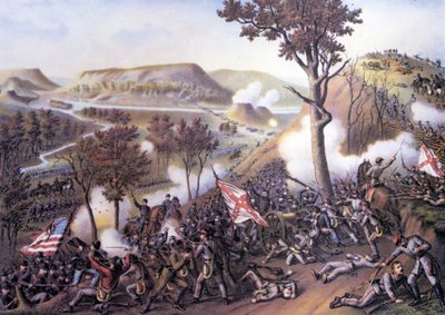 Guerra Civil Americana (1861 - 1865): Cerco de Missionary Ridge, 25 de novembro de Unknown artist