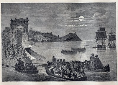 Ancona (Ancona) - Expedição de Ancona à Itália lançada por Louis Philippe I na noite de 22-23 de fevereiro de Unknown artist