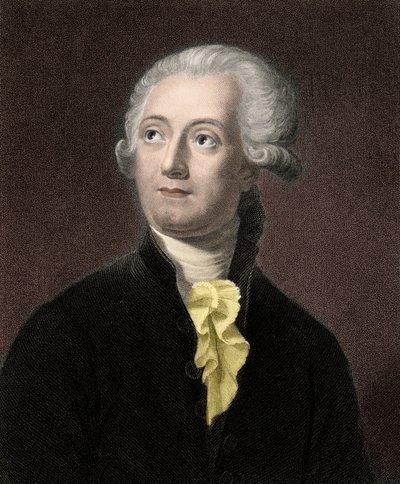 Antoine Laurent Lavoisier (1743-1794) - gravura - século XIX de Unknown artist
