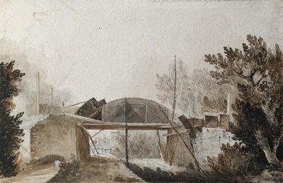 Arco da Southampton Railway sobre a estrada de Chelsea de Unknown artist