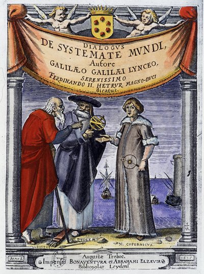 Aristóteles, Ptolomeu e Nicolau Copérnico (Nicolau Copérnico) de Unknown artist