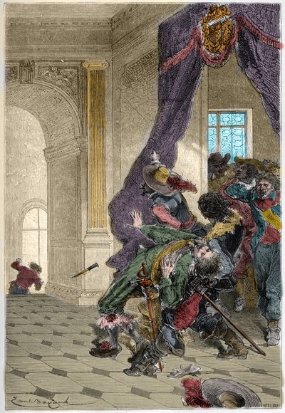Assassinato do Duque de Buckingham - George Villiers de Unknown artist