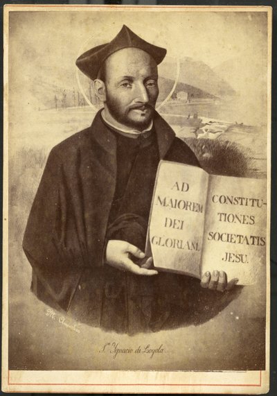 Azpeitia: Retrato pintado de Santo Inácio de Loyola, fundador da Companhia de Jesus e dos jesuítas de Unknown artist