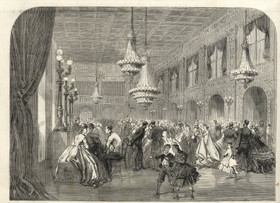 Baden Baden (Baden-Baden), Alemanha - Inside the Conversation Room - 1867 de Unknown artist