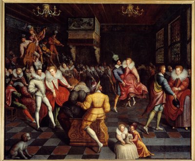 Bola no campo da pintura de Valois Anonymous. Século XVI. Sol 1,63x1,94 m Rennes, musee des Beaux Arts de Unknown artist