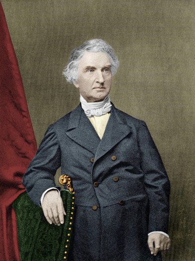 Barão Justus von Liebig, químico alemão (1803-1873). de Unknown artist