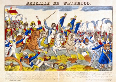 Batalha de Waterloo (1815). de Unknown artist
