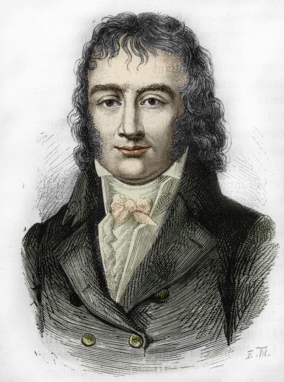 Benjamin Constant, político e escritor francês de origem suíça (1767 - 1830) de Unknown artist