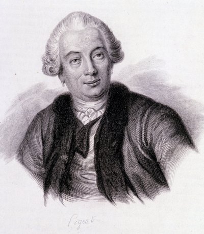 Bourgelat - em "Retrato de homens úteis". de Unknown artist