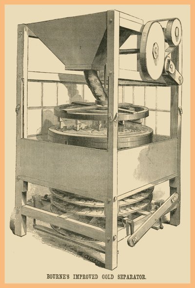 Bournes verbesserter Goldseparator von Unknown Artist