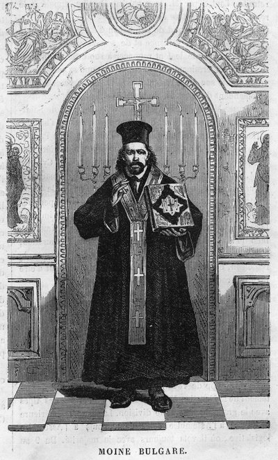 Monge búlgaro em 1869. de Unknown artist
