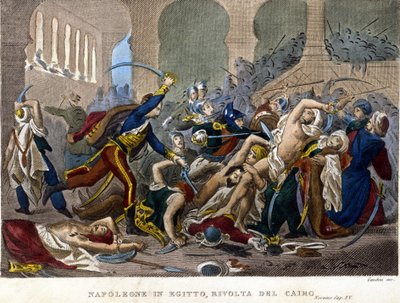 Campanha (Expedição) do Egito (1798-1801), Napoleão no Egito: Revolta do Cairo de Unknown artist