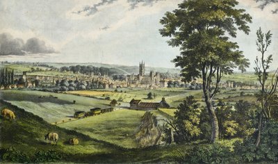 Canterbury a partir do caminho de ferro de Unknown artist