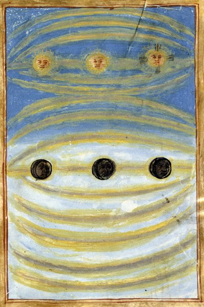 Sinais celestiais vistos no dia da morte de Anne de Bretagne de Unknown artist