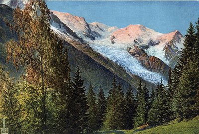 Chamonix, Haute-Savoie, Rhone-Alpes, França. Por volta de 1930. de Unknown Artist