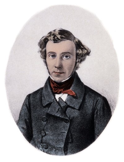 Charles-Alexis-Henri Clerel de Tocqueville (1805-59) - Retrato de Alexis de Tocqueville (Alexis Charles Henri Cleral de Tocqueville) (1805 - 1859), historiador e político francês. de Unknown artist