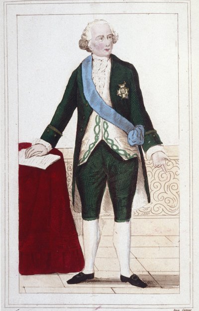 Charles Gravier, Conde de Vergennes (1719-1787), estadista e diplomata francês. de Unknown artist