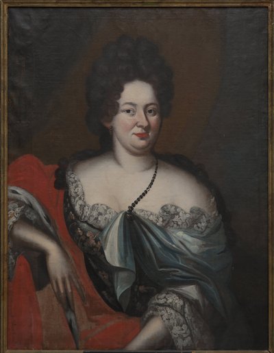 Charlotte Sophie, Duquesa de Courlande - Retrato de Charlotte Sophie (1651-1728), Duquesa de Courland, Anônima . Óleo sobre tela. Dimensão : 98x74 cm. Nationalmuseum Estocolmo de Unknown artist