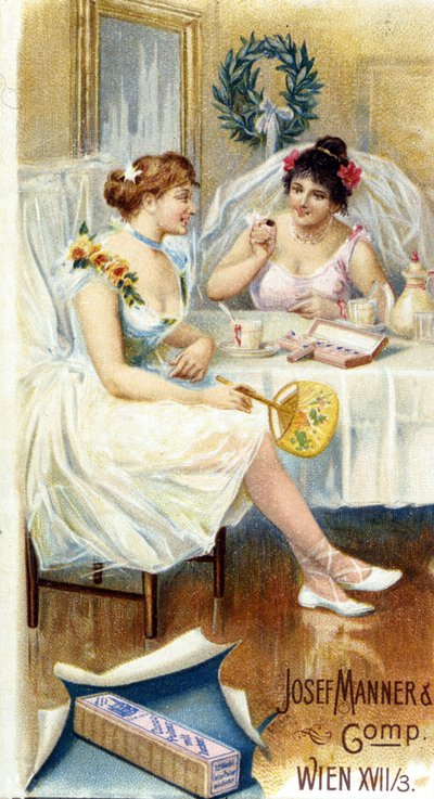 Anúncio de chocolate "Josef Manner & Gomp, Viena". de Unknown artist