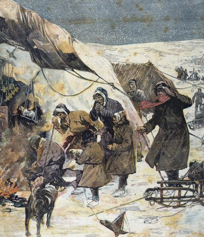 Natal em Groeland em 1903. de Unknown Artist