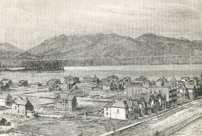 Cidade de Vancouver, gravura, Canadá de Unknown artist