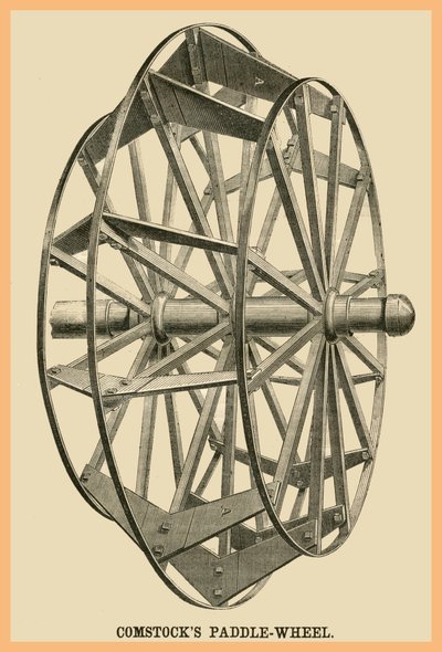 Roda de pás Comstocks de Unknown Artist