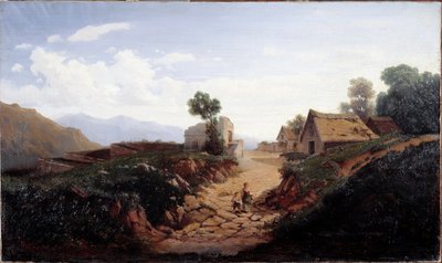 Estrada de campo (óleo sobre tela de Unknown artist