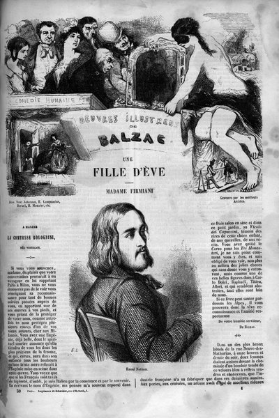 Capa para o romance "Uma filha de Eva". de Unknown artist