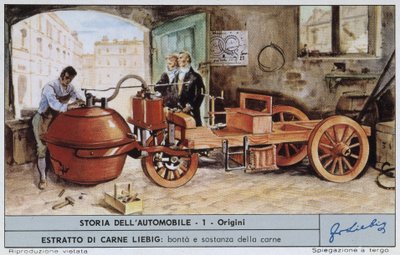 Cugnot Fardier - Chromo. Liebig de Unknown artist