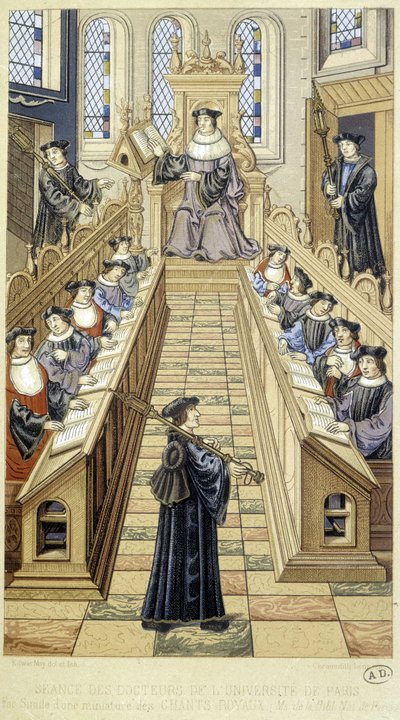 Doutores da Universidade de Paris na Idade Média, Arts Deco. de Unknown artist