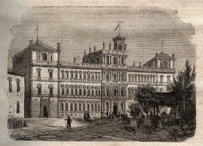 Palácio Ducal de Modena no século XIX - O Palácio Ducal 1634 - Palácio Ducal de Modena de Unknown artist
