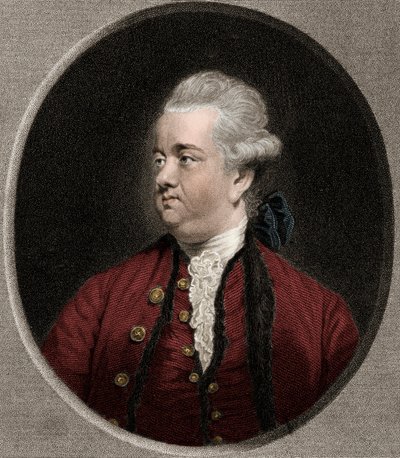 Edward Gibbon 1737-1794 - gravura - século XIX de Unknown artist