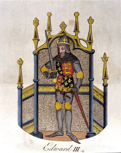 Eduardo III Rei de Inglaterra (1312-1377). de Unknown artist