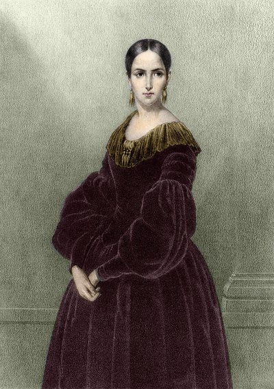 Elisabeth Rachel Félix, conhecida como Mademoiselle Rachel (1821-1858), traidora francesa. de Unknown artist