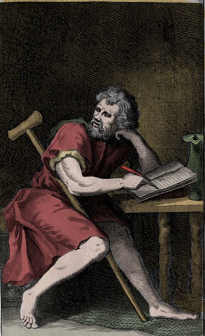 Epicteto - EPICTETUS Filósofo estóico grego de Unknown artist
