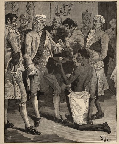 Diamantes famosos: as "Maravilhas das Maravilhas" apresentadas ao Imperador do Brasil, João VI de Portugal (João VI conhecido como o Clemente) (1767-1826), em 1809. Gravura de 1885 em "Les arts et metiers illustres", de Adolphe BITARD. de Unknown artist
