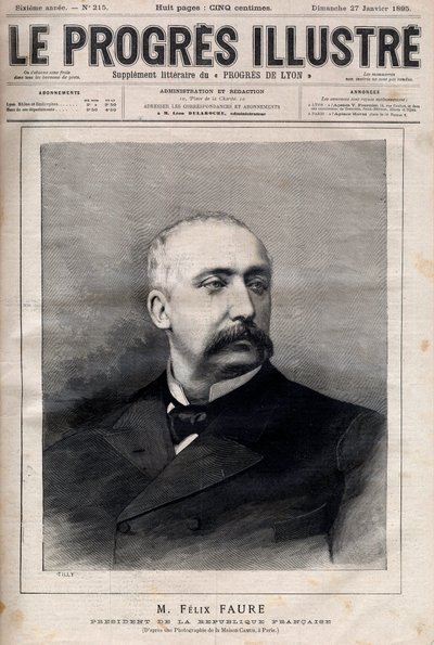 Felix Faure, Presidente da República Francesa de Unknown artist