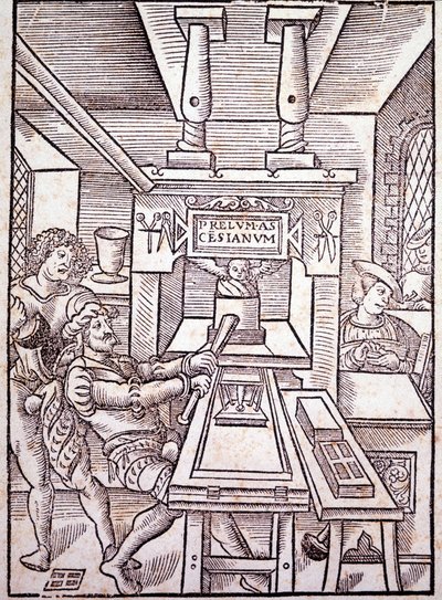 Imprensa francesa. Século XVI. de Unknown artist
