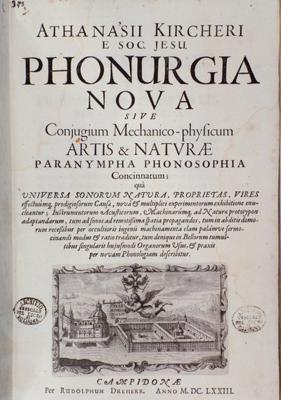 Frontispício da Fonurgia nova (1673) de Unknown artist