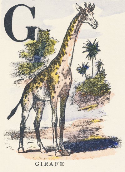 G: girafa de Unknown artist