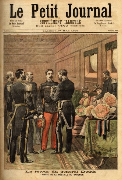 O General Alfred Dodds (1842-1922), depois de se ter distinguido durante as missões na Indochina e na pacificação do Senegal, liderou a campanha Dahomey e recebeu a medalha Dahomey, apresentada pelo Comissário Geral da Marinha Hanes. A coleção de Selva de Unknown artist