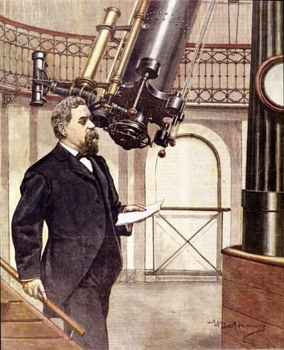 Giovanni Virginio Schiaparelli, astrônomo italiano (b em Savigliano, Piemonte, Itália). de Unknown artist